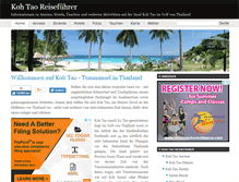 Tablet Screenshot of koh-tao-thailand.de